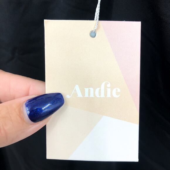 ANDIE SWIM Amalfi Classic One Piece Swimsuit 3XL US 20 Black Flat Scoop Neck NWT - Picture 10 of 12